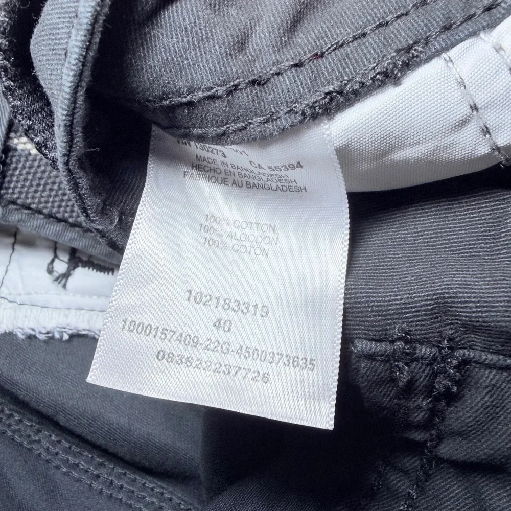 Lee Men's Cargo Shorts Size‎ 40 Gray Cotton D-Ring Belt Pockets